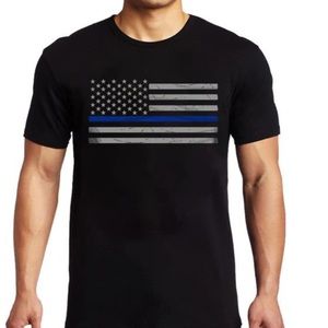 Thin Blue Line Classic T-Shirt In Black 🆕